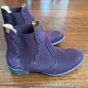 El Naturalista Quera leather ankle boots in Pleasant Mora